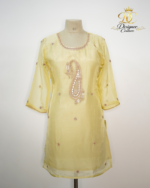 The Saffron Glimmer Sharara Set - Image 4