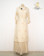 Champagne Zari Sharara Suit
