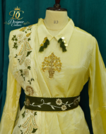 Sunshine Bloom 5-Piece Draped Dhoti Set - Image 3
