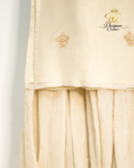 Champagne Zari Sharara Suit - Image 4
