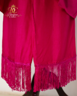 Blue Pink Ombre Embellished Kaftan Co-Ord Set - Image 4