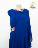 Cobalt Blue One-Piece Embroidered - Image 4