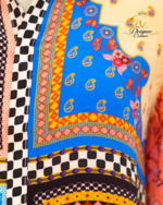 Onyx Black High-Low Embroidered Shirt - Image 2