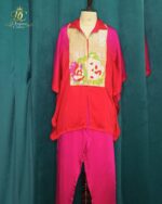 The Fuchsia Flora Kaftan Set