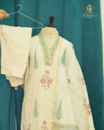 Pastel Cypress Hand-Block Suit - Image 2