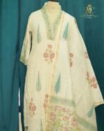 Pastel Cypress Hand-Block Suit