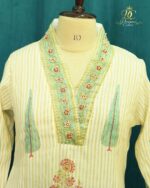 Pastel Cypress Hand-Block Suit - Image 4