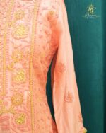 The Peach Blossom Chanderi Set - Image 3