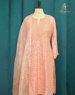 The Peach Blossom Chanderi Set - Image 4