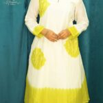 Hand-Embroidered Tie-Dye Kurta Set