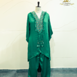 Emerald Elegance: Handcrafted Artisan Co-Ord Set