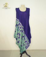 Indigo Horizon Hand-Embroidered Kaftan Set - Image 3