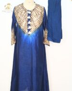 Shibori Tie-Dye Silk Kurta Set