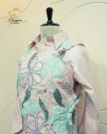 Blush Pink Floral Appliqué Co-Ord Set - Image 2