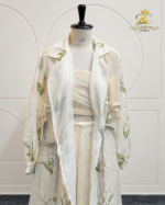 Lily Print Layered Trench Co-Ord Set - Image 5