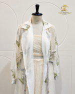 Lily Print Layered Trench Co-Ord Set - Image 2