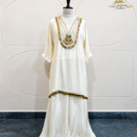 Ivory Gold Coin Embroidered Kurta Set