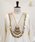 Ivory Gold Coin Embroidered Kurta Set - Image 2